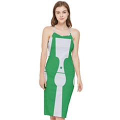 Hedmark Flag Bodycon Cross Back Summer Dress