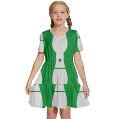 Hedmark Flag Kids  Short Sleeve Tiered Mini Dress by tony4urban