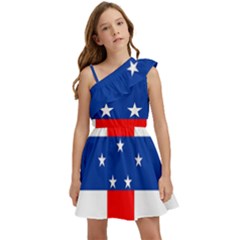 Netherlands Antilles Kids  One Shoulder Party Dress