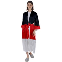 Berlin Old Flag Maxi Satin Kimono by tony4urban