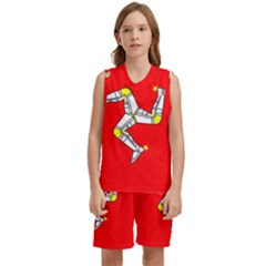 Isle Of Man Kids  Basketball Mesh Set by tony4urban