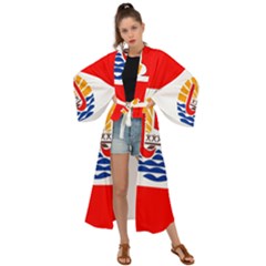 French Polynesia Maxi Kimono by tony4urban