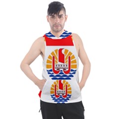 French Polynesia Men s Sleeveless Hoodie by tony4urban