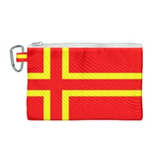 Normandy Flag Canvas Cosmetic Bag (medium)