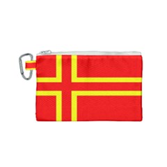 Normandy Flag Canvas Cosmetic Bag (small) by tony4urban