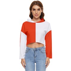 Derry Flag Women s Lightweight Cropped Hoodie by tony4urban