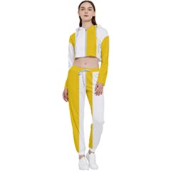 Antrim Flag Cropped Zip Up Lounge Set by tony4urban