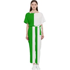 Fermanagh Flag Batwing Lightweight Chiffon Jumpsuit by tony4urban