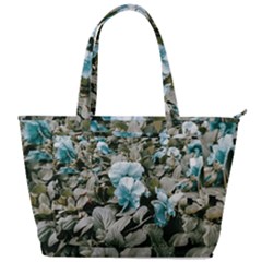Flowers And Leaves Colored Scene Back Pocket Shoulder Bag  by dflcprintsclothing