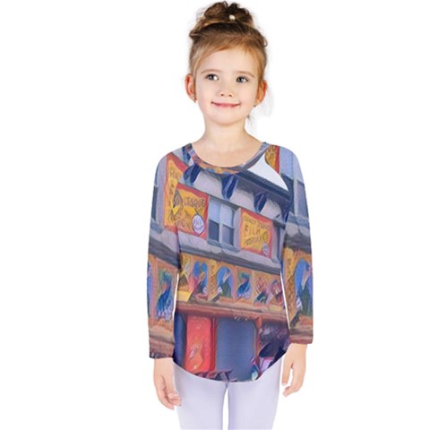 Coney1 Kids  Long Sleeve Tee by StarvingArtisan