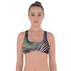 Peacock Got No Strings Sports Bra by StarvingArtisan