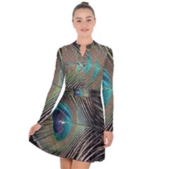 Peacock Long Sleeve Panel Dress by StarvingArtisan