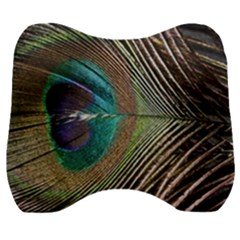 Peacock Velour Head Support Cushion by StarvingArtisan