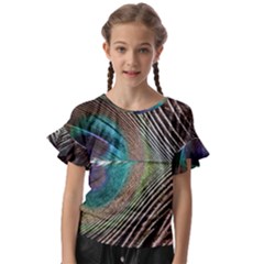 Peacock Kids  Cut Out Flutter Sleeves by StarvingArtisan