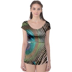 Peacock Boyleg Leotard  by StarvingArtisan