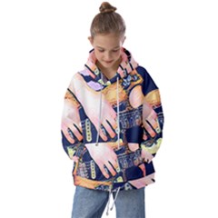 Stevie Ray Guitar  Kids  Oversized Hoodie by StarvingArtisan