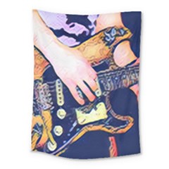 Stevie Ray Guitar  Medium Tapestry by StarvingArtisan