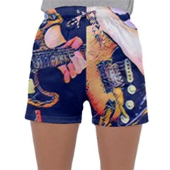 Stevie Ray Guitar  Sleepwear Shorts by StarvingArtisan