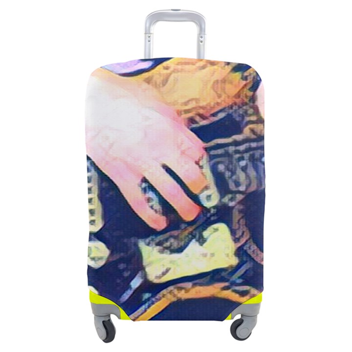 Stevie Ray Guitar  Luggage Cover (Medium)