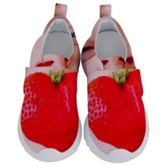 Strawberry Love Kids  Velcro No Lace Shoes by StarvingArtisan