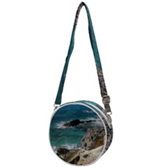 Isla Mujeres Mexico Crossbody Circle Bag by StarvingArtisan