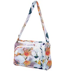 Daisy Painting  Front Pocket Crossbody Bag