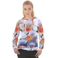 Daisy Painting  Women s Overhead Hoodie by StarvingArtisan