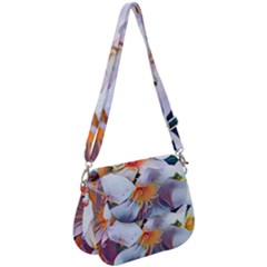 Daisy Painting  Saddle Handbag