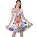 Daisy Painting  Cap Sleeve Dress View1