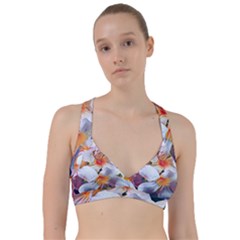 Daisy Painting  Sweetheart Sports Bra