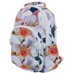 Daisy Painting  Rounded Multi Pocket Backpack