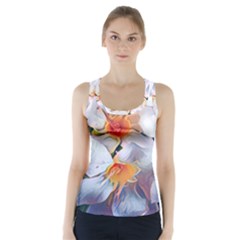 Daisy Painting  Racer Back Sports Top