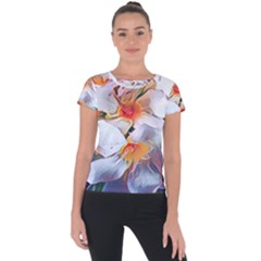 Daisy Painting  Short Sleeve Sports Top 