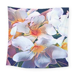 Daisy Painting  Square Tapestry (large)