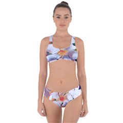 Daisy Painting  Criss Cross Bikini Set