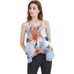 Daisy Painting  Flowy Camisole Tank Top