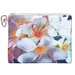 Daisy Painting  Canvas Cosmetic Bag (xxl)