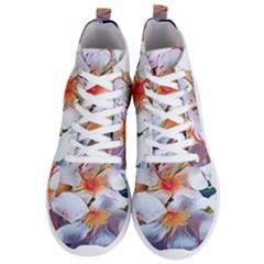 Daisy Painting  Men s Lightweight High Top Sneakers