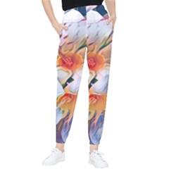 Daisy Painting  Tapered Pants