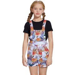 Daisy Painting  Kids  Short Overalls by StarvingArtisan