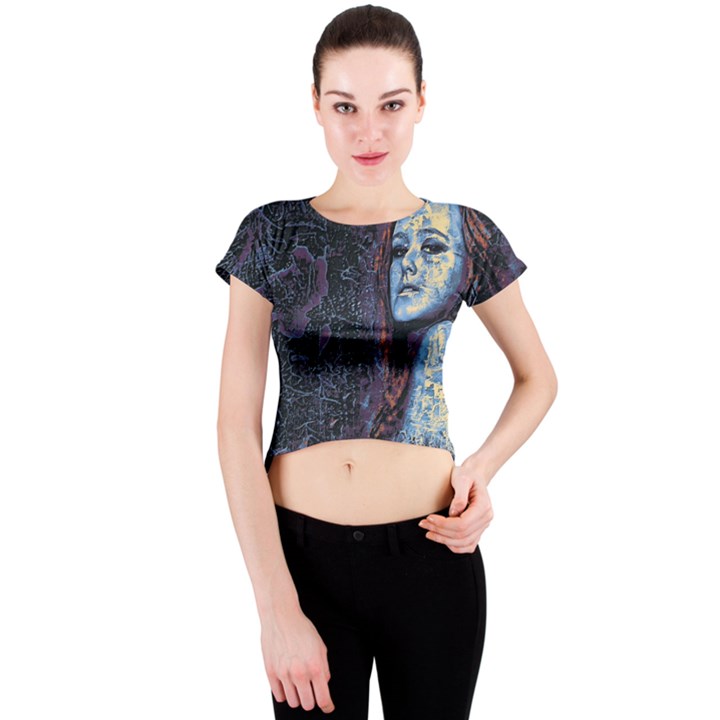 Pavement Lover Crew Neck Crop Top