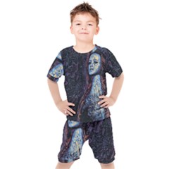 Pavement Lover Kids  Tee And Shorts Set by MRNStudios