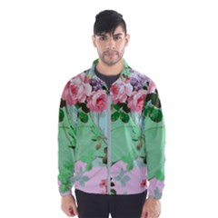 Shabby Chic Floral  Men s Windbreaker