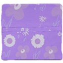 Daisy Flowers Lilac White Lavender Purple Back Support Cushion View4