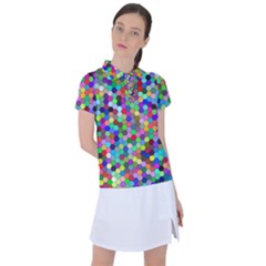Background Color Women s Polo Tee