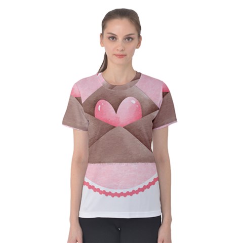 Valentines Day T- Shirt Siberian Huskies Hearts Love Dog Lover Valentines Day T- Shirt Women s Cotton Tee by maxcute