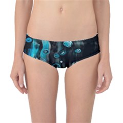 Falling Down Pattern Classic Bikini Bottoms