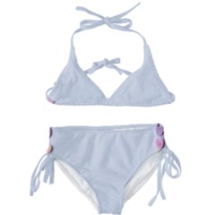 Valentine Day Heart Pattern Capsule Kids  Classic Bikini Set by artworkshop