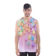 Valentine Day Heart Capsule Men s Basketball Tank Top by artworkshop