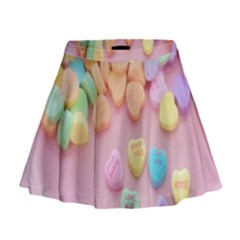 Valentine Day Heart Capsule Mini Flare Skirt by artworkshop